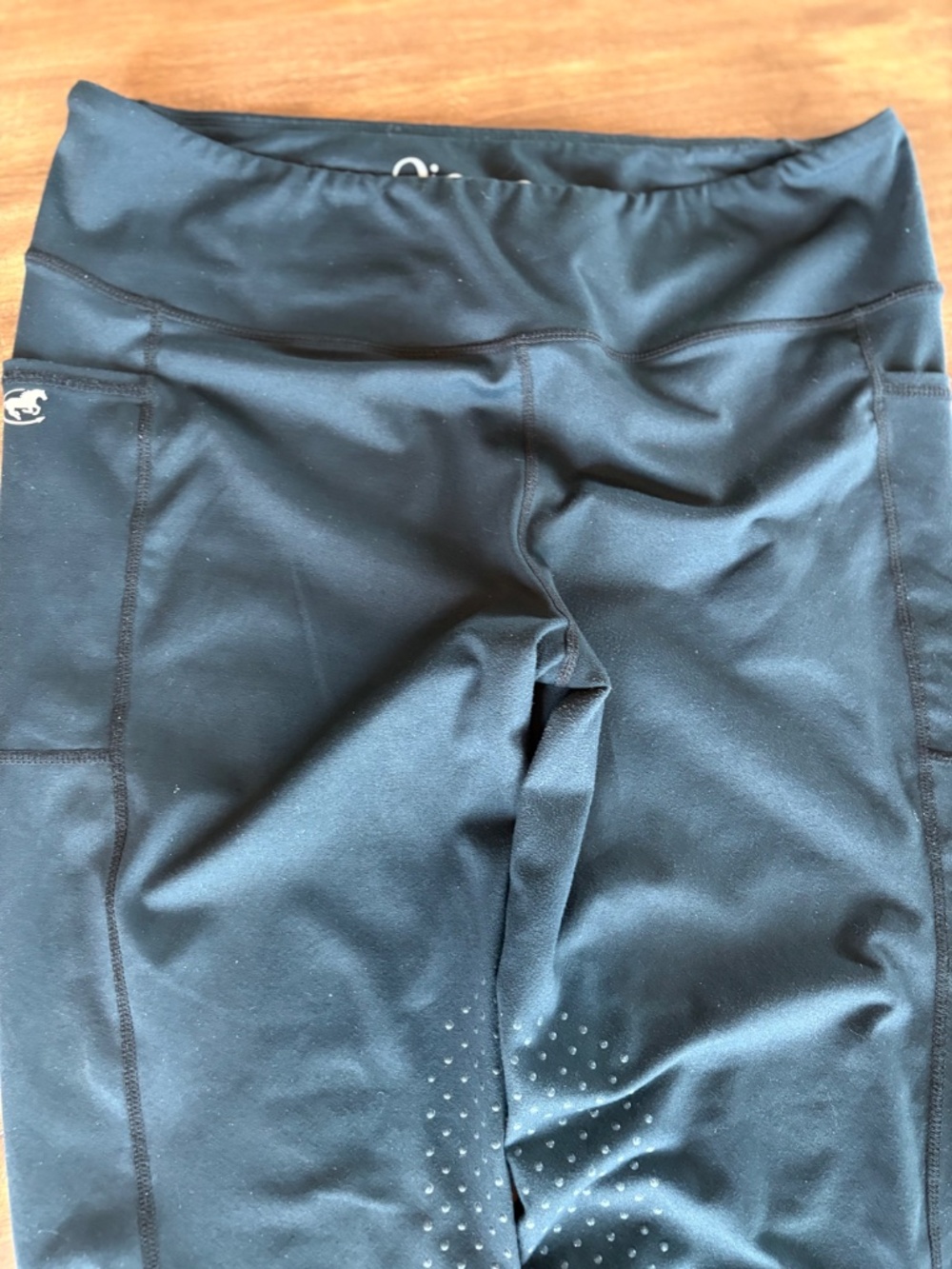 Piper by Smartpak Knee Patch Riding Tights Black Large - Picture 10 of 12